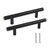 Gobrico Black Cabinet Pulls Euro Style T Bar Kitchen Handles 3-3/4"-96mm- Hole Centers Stainless Steel 6" Overall Length Knobs for Dresser Drawer Cupboard-20Packs