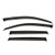 Gldifa Smoke Window Visors fit 2006-2012 Toyota RAV4 Wind Deflectors Sun/Rain Guards 4pcs