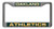 MLB Oakland Athletics Laser-Cut Chrome Auto License Plate Frame