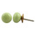 IndianShelf 12 Piece Handmade Green Ceramic Solid Dresser Knobs Drawer Cabinet Kitchen Wardrobe Door Pulls Handles