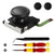 Veanic 3D Replacement Joystick Analog Thumb Stick for Nintendo Switch Joy-Con Controller - Include Tri-Wing & Cross Screwdriver Tool + 2 Thumbstick Caps