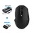 2.4G Wireless Portable Mouse, IULONEE Cordless Mouse Optical with USB Receiver Type C Adapter 3 Adjustable DPI Levels Hyper-Fast Scrolling Compatible with MacBook Laptop PC Computer (Black)