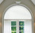 AUTOTECH PARK Precut Custom Arched Window Film, White, up to 34 inches Diameter and 20 inches Height