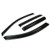 Replacement for Titan Crew Cab 4pcs Tape-On Window Visor Deflector Rain Guard