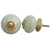 IndianShelf 2 Piece Handmade Green Ceramic Pistachio Crackle Dresser Knobs Drawer Cabinet Kitchen Wardrobe Door Pulls Handles