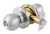 Master Lock BLNC0932DKA4 Commercial Cylindrical Ball Knob Lockset, Satin Chrome