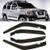 Deebior 4pcs Sun/Rain Guard Wind Deflector Dark Smoke Vent Shade Window Visor Compatible With 2000-2004 Xterra