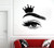 Eyelash decals Eyelashes Wall Decal Window Sticker Beauty Salon Woman Face Lashes Eyebrows Brows 4020