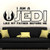 I Am a Jedi, Like My Father Before Me Wall Decal Vinyl Sticker Decals Quotes Star Wars Wall Decal Quote Luke Skywalker Wall Decor Window ZX3