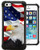Corpcase - Hybrid Case for iPhone 5C - Bald eagle usa flag distressed/ Unique Case With Great Protection