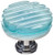 Texture Mushroom Knob Finish- Polished Chrome