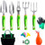 Gardening Tools Set and Organizer Tote Bag with 10 Piece Garden Tools,Best Garden Gift Set,Vegetable Gardening Hand Tools Kit Bag with Garden Digging Claw Gardening Gloves-Garden Gifts for Woman