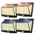 Solar Lights Outdoor 228 LED, IP65 Waterproof Solar Motion Sensor Security Lights, Super Bright Wide Angle 3 Modes Wireless Wall Lights for Garden Patio Yard Deck Garage Fence Pool, 4 Pack