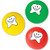SmileMakers Happy Tooth Stress Balls-Prizes and Giveaways-24 per Pack