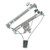 Front Right Passenger Side Power Window Regulator for Chevrolet Trailblazer Buick Rainier GMC Isuzu Saab -without motor-