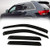 Laprive Auto 4pcs for 2014-2017 Jeep Cherokee Sun Rain Guard Vent Shade Window Visors