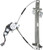 Evan-Fischer Window Regulator Compatible with 2003-2007 Honda Accord Power With Motor Front, Driver Side