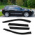 Laprive Auto 4pcs for 2014-2019 Nissan Rogue Sun Rain Guard Vent Shade Side Window Visors