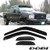 CBX Auto 4pcs Side Window Deflectors Window Visors for 99-16 F250/F350/F450 Super Duty Extended Cab Vent Visor Sun/Rain Guard