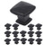 homdiy Solid Cabinet Knobs Black - HD8791BK Kitchen Cabinet Hardware 15 Pack Drawer Knobs Cabinet Door Knobs for Dresser Drawers
