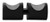 CRL SDK140MBL Matte Black Back-to-Back E-Z Grip Style Knobs