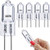 G4 Light Bulb- 5PCS G4 Halogen 10W- High Output G4 Bulb 150LM with G4 Bi-Pin Base- T3 G4 Dimmable Long Lifetime- G4 Halogen Bulb 12V AC/DC with 2800K Warm White- G4 12V for Under Cabinet Puck Light