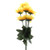 MOONRING Artificial Sunflower Bouquet 7 Flowers Per Bunch Fake Yellow Sunflower for Wedding Party