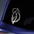 Bargain Max Decals Owl Branch Tree Sticker Decal Notebook Car Laptop 5.5inch -White-