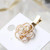 DAWEIF Women Girl Flower Hair Clips Pearl Pin Barrette Hairpins Rhinestone Crystal hollow hair clips Hair Accessories