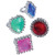 U.S. Toy 742 Jumbo Jewel Rings