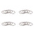 MroMax External Circlips C-Clip Retaining Shaft Snap Rings 304 Stainless Steel- Silver 20pcs