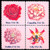 USPS 1981 Flowers Block of Four 18 Cent Stamps Scott 1876-79