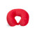World's Best Feather Soft Microfiber Neck Pillow, Red