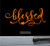 JS Artworks Blessed Heart Vinyl Decal Sticker Orange