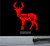 JS Artworks Buck Off Vinyl Decal Sticker Deer Hunting Hunt -RED-