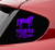 Slap-Art Horse Silhouette mom Vinyl Decal Sticker -Purple-