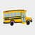 Cute School Bus Design - Sticker Graphic - Car Vinyl Sticker Decal Bumper Sticker for Auto Cars Trucks