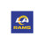 Creative Converting Los Angeles Rams Napkins- 6.5inch square- Blue and School Bus Yellow