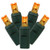 Vickerman Single Mold Wide Angle LED Christmas Twinkle Set String-Lights- 70Lt- Orange