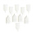 EXCEART 10pcs Plastic Bead Sorting Trays Diamond Painting Tray Diamond Rhinestone Plate Tray Cross Stitch Nail Art Dotting Tool for DIY Art Craft
