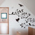 Jonkey Black Bird Tree Branch Wall Stickers Wall Decal Removable Art Home Mural Decor