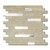 Peel and Stick Stone Metal Tile Backsplash- Stickon Kitchen Backsplash -12'' X 12''- Sample Sheet in Sandy-