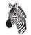 GT Graphics Zebra - 3inch Vinyl Sticker - for Car Laptop I-Pad Phone Helmet Hard Hat - Waterproof Decal