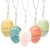 Easter Eggs String Lights Decorations- LEMESO Easter Home Party Decorations- Battery Operated Easter Eggs Indoor String Lights Decors- LED Eggs Lights Battery Egg Shaped Decoration Lights- 4.9ft/1.5 m