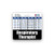 Respiratory Therapist Badge Buddy Horizontal w/Height  and  Weight Conversion Charts -Standard- Black-