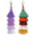 Cute Tassel Keychain Pom Pom Key Chain Ring Holder Boho Women Bag Purse Charm Handbag Decor Pendant