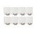 TOGU SUS 304 Stainless Steel Self Adhesive Hook Heavy Duty Wall Hooks Nail-Free Waterproof Stick On Bathroom Kitchen Door for Keys Hats Towel Coats- Brushed Finish-8pcs