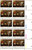 REVOLUTIONARY WAR ~ SURRENDER AT SARATOGA ~ BURGOYNE ~ TRUMBULL 1728 Plate Block of 10 x 13 US Postage Stamps