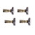 EFINEHOME Lamp Socket Knob Replacement- On/Off Replacement Light  and  Fan Knobs- Thread Lamp Turn Switch Knobs -Bronze Brass-4 Pack-