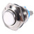 Kuuleyn Round Button Switch- 12V 16mm Car Waterproof Momentary Metal Push Button ON OFF Horn Switch Silver